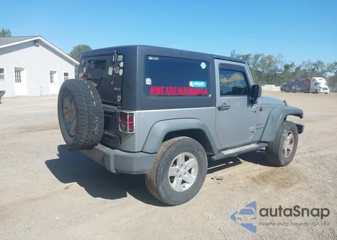 2013 Jeep Wrangler Sport from USA, damaged, VIN 1C4AJWAG6DL654022